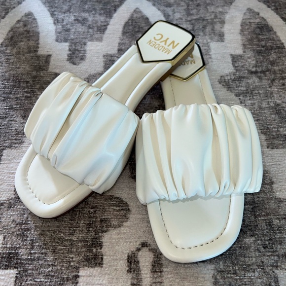 Madden NYC Shoes - White Madden NYC Sandles